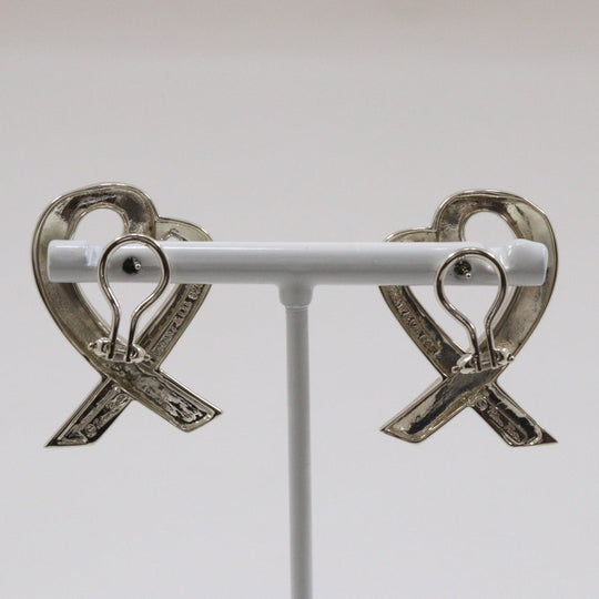 TIFFANY&Co. Pierce Silver925 Silver Paloma Picasso Large Loving heart Women Used Authentic