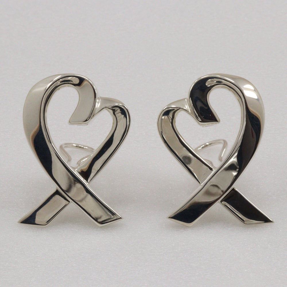 TIFFANY&Co. Pierce Silver925 Silver Paloma Picasso Large Loving heart Women Used Authentic