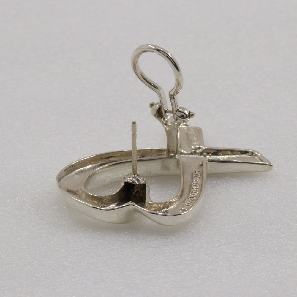 TIFFANY&Co. Pierce Silver925 Silver Paloma Picasso Large Loving heart Women Used Authentic