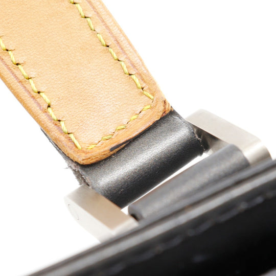 LOUIS VUITTON Tote Bag M55112 Monogram mat black Stockton Women Used Authentic