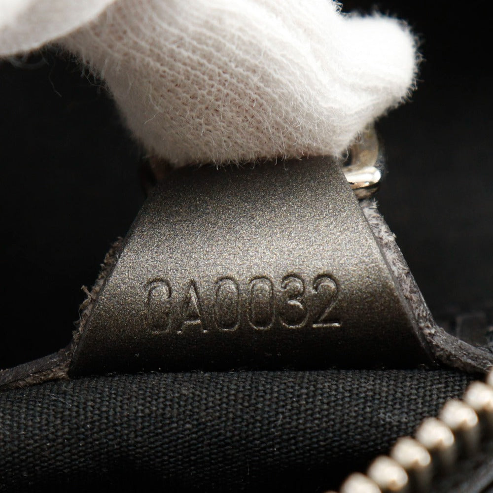 LOUIS VUITTON Tote Bag M55112 Monogram mat black Stockton Women Used Authentic