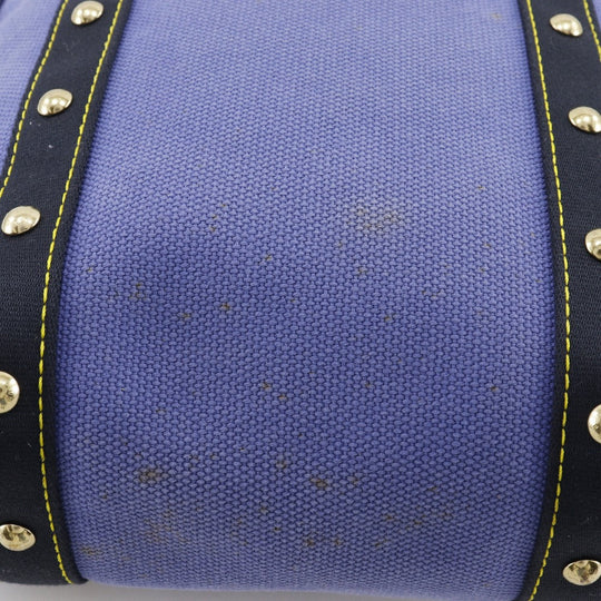 LOUIS VUITTON Tote Bag ‚l40087 canvas Blue Antigua Hippo MM Women Used Authentic