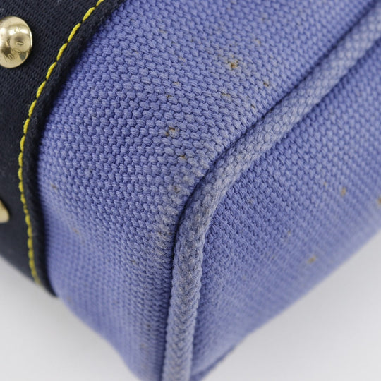 LOUIS VUITTON Tote Bag ‚l40087 canvas Blue Antigua Hippo MM Women Used Authentic