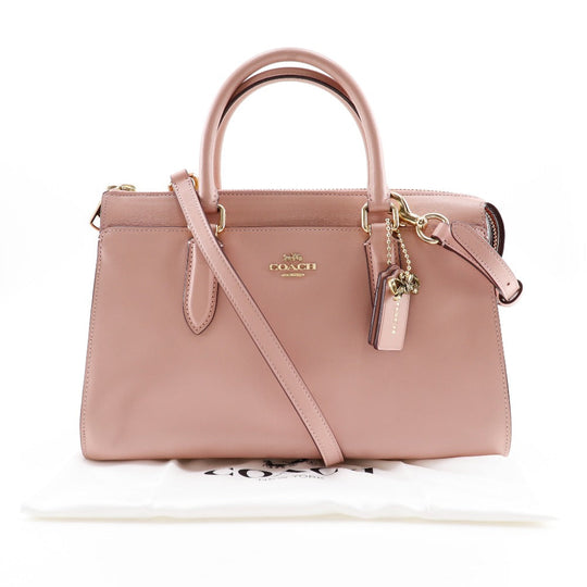 COACH Handbag 39290 leather pink Selena Gomez collaboration 2WAYShoulder Selena Bond Bag Women Used Authentic