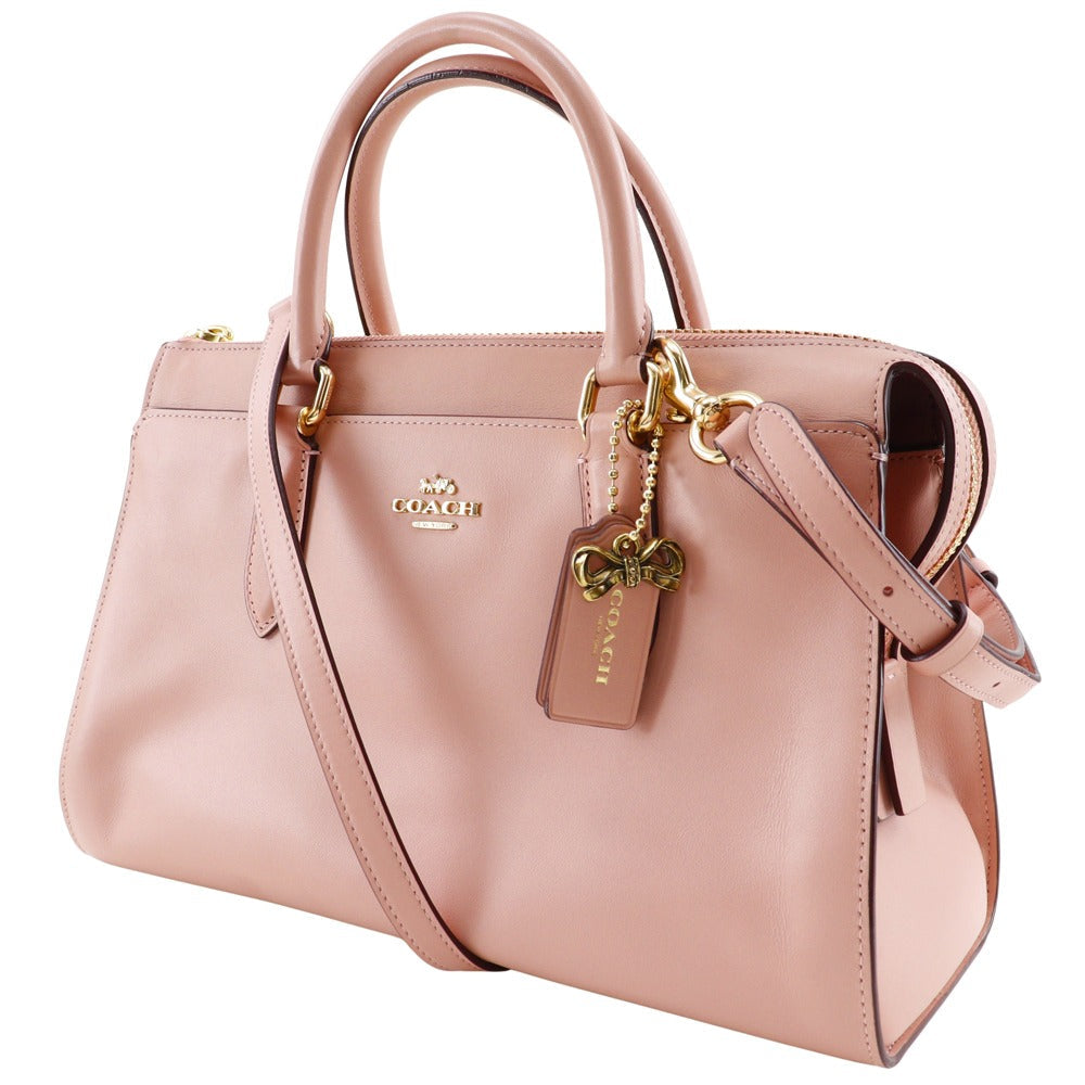 COACH Handbag 39290 leather pink Selena Gomez collaboration 2WAYShoulder Selena Bond Bag Women Used Authentic