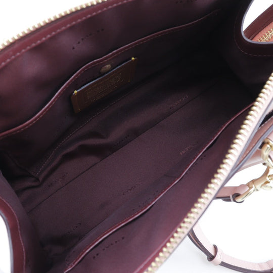 COACH Handbag 39290 leather pink Selena Gomez collaboration 2WAYShoulder Selena Bond Bag Women Used Authentic