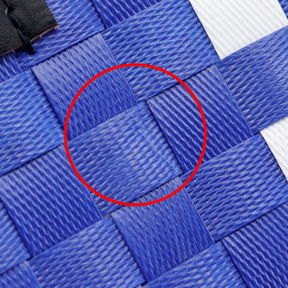 MARNI Handbag polypropylene blue basket Flower cafe picnic bag Women Used Authentic