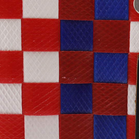 MARNI Handbag polypropylene Red Mini basket Flower cafe picnic bag Women Used Authentic