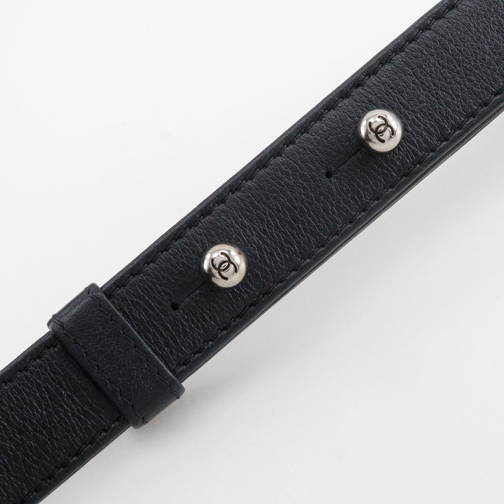 CHANEL Shoulder Bag Velour, Leather black Matelasse stitch ChainShoulder Boy Chanel 25 Women Used Authentic