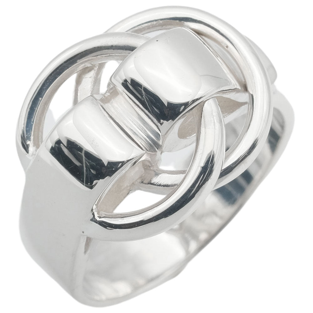 HERMES Ring Silver925 Silver Douzano Women Used Authentic