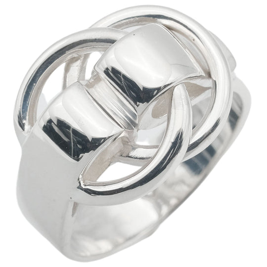 HERMES Ring Silver925 Silver Douzano Women Used Authentic