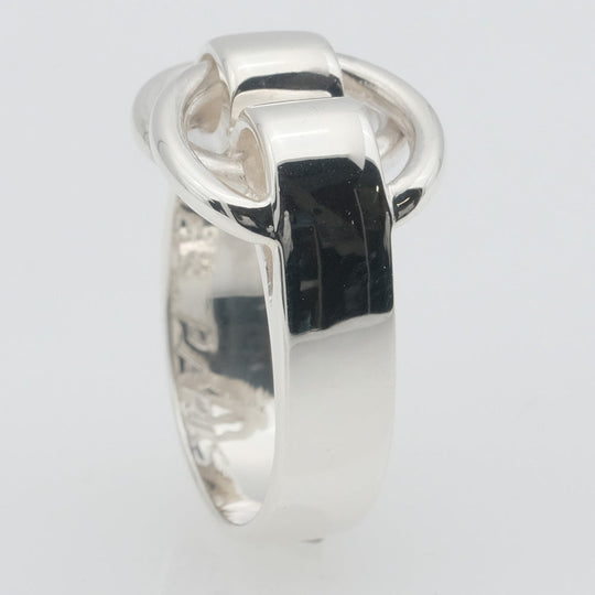 HERMES Ring Silver925 Silver Douzano Women Used Authentic