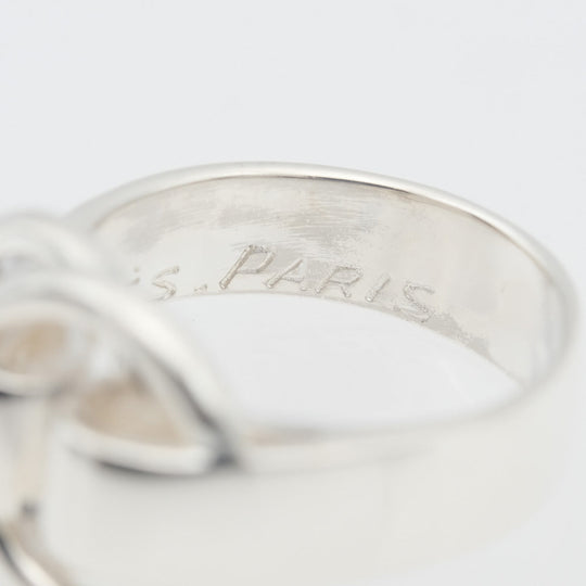 HERMES Ring Silver925 Silver Douzano Women Used Authentic