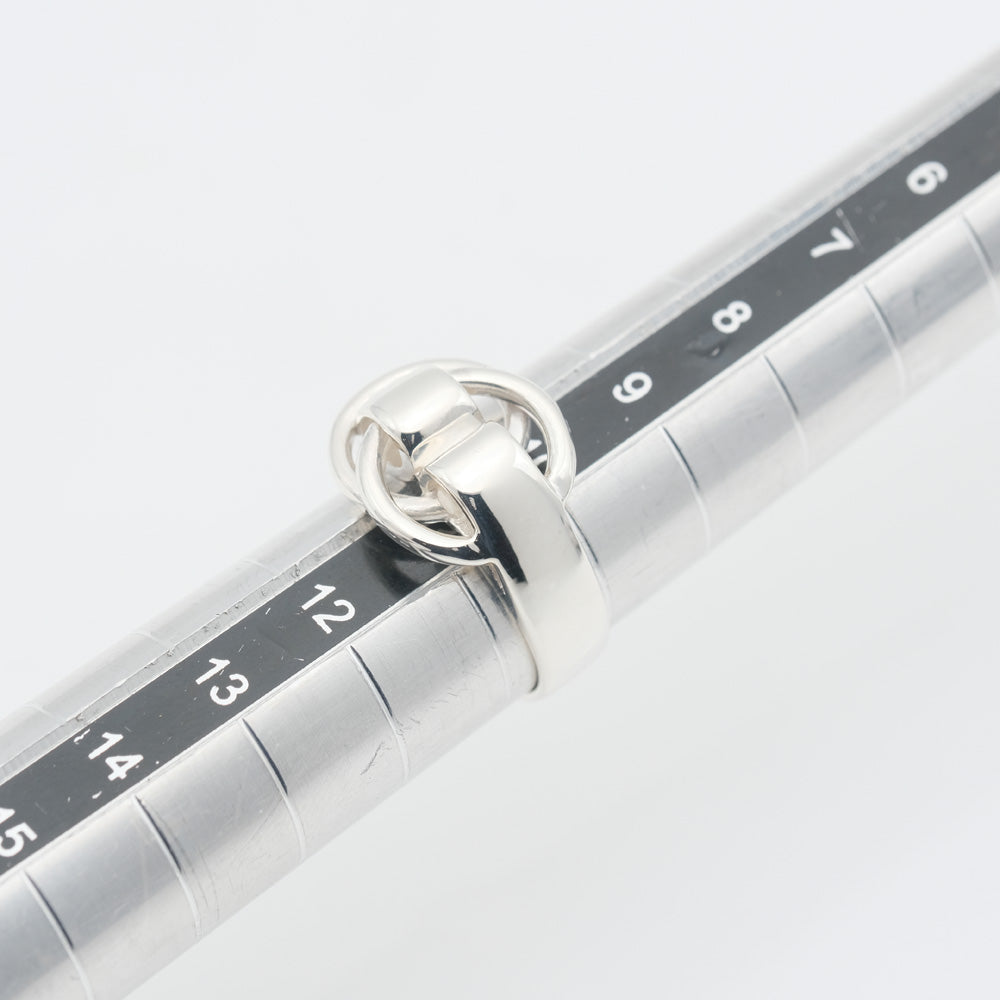 HERMES Ring Silver925 Silver Douzano Women Used Authentic