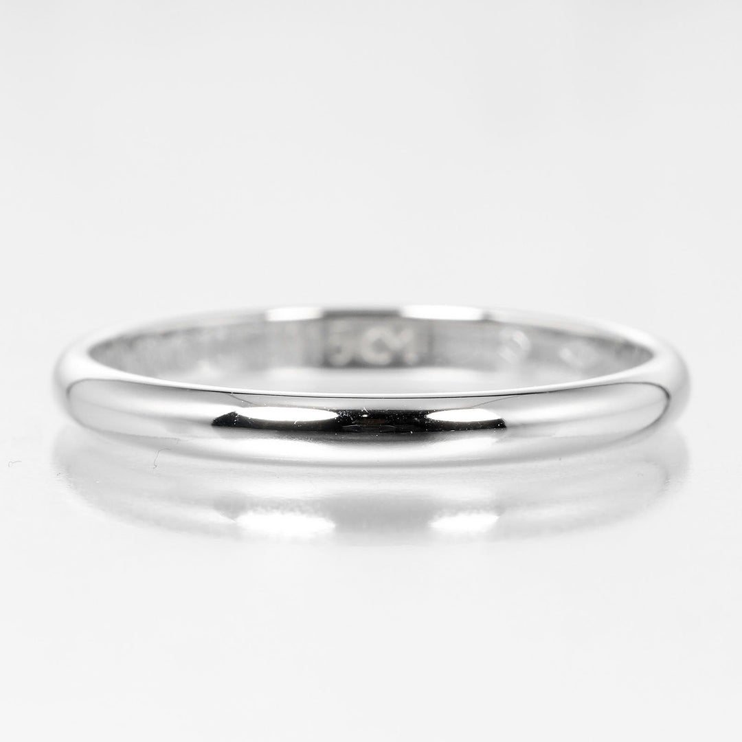 CARTIER Ring Pt950Platinum Silver 1895 wedding mens Used Authentic