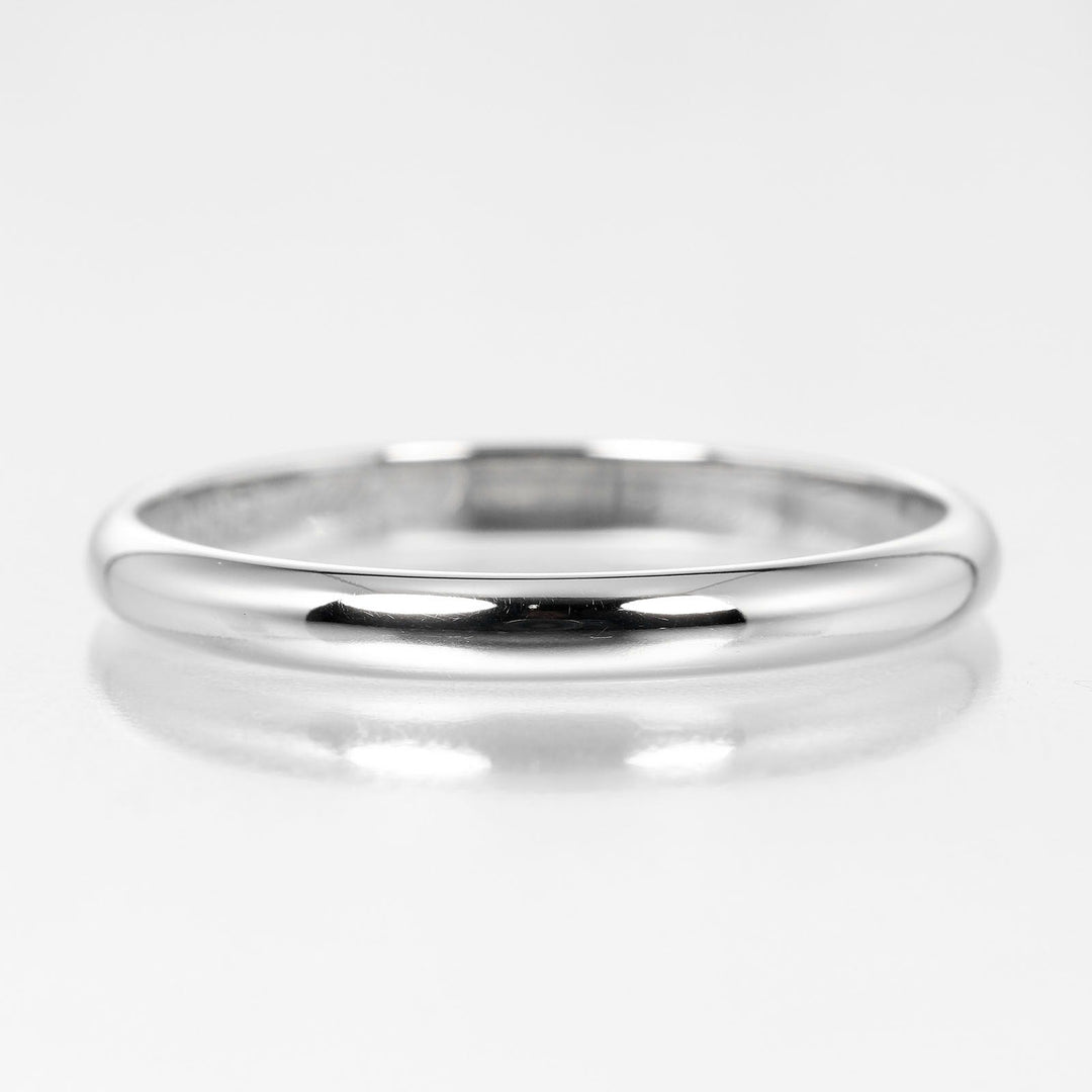 CARTIER Ring Pt950Platinum Silver 1895 wedding mens Used Authentic