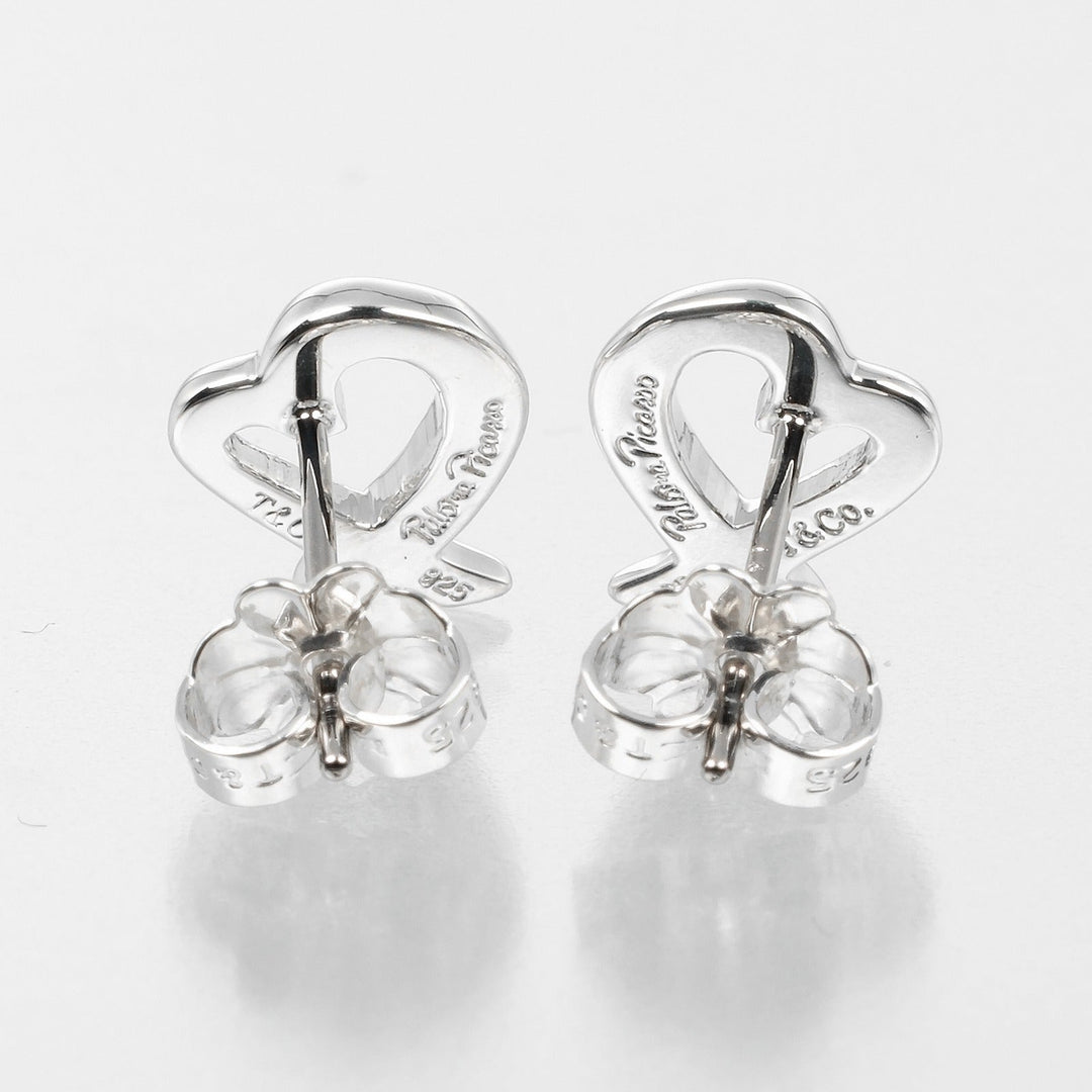 TIFFANY&Co. Pierce Silver925 Silver Loving heart Women Used Authentic
