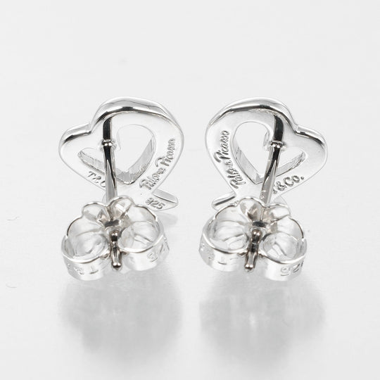 TIFFANY&Co. Pierce Silver925 Silver Loving heart Women Used Authentic