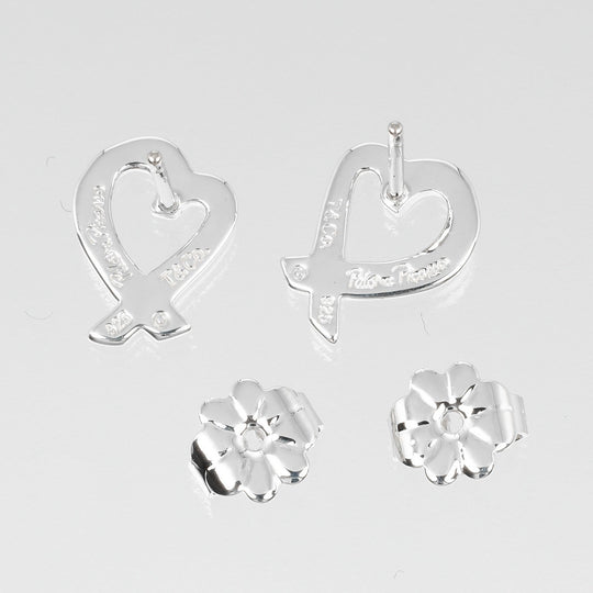 TIFFANY&Co. Pierce Silver925 Silver Loving heart Women Used Authentic