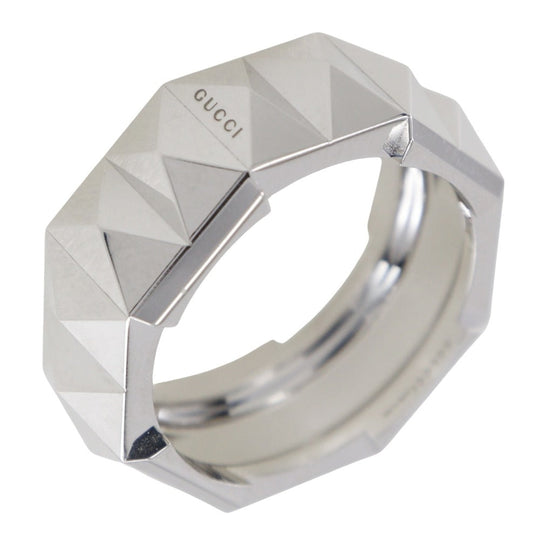 GUCCI Ring K18 white gold White gold Link to love unisex(Unisex) 16 Used Authentic