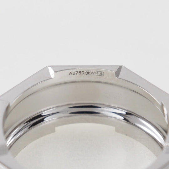 GUCCI Ring K18 white gold White gold Link to love unisex(Unisex) 16 Used Authentic