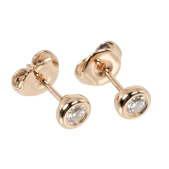 TIFFANY&Co. Pierce K18 pink gold, diamond gold 0.10ctx2 By the yard Women Used Authentic