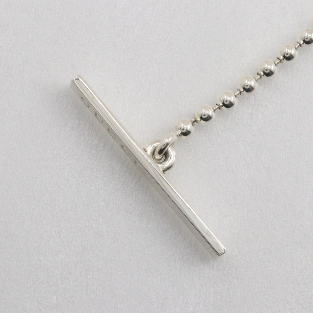 GUCCI Necklace Silver925 Silver Interlocking G Women Used Authentic