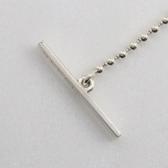 GUCCI Necklace Silver925 Silver Interlocking G Women Used Authentic