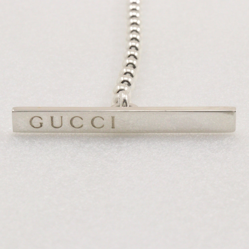 GUCCI Necklace Silver925 Silver Interlocking G Women Used Authentic