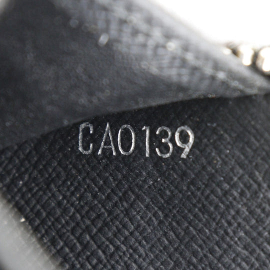 LOUIS VUITTON Long Wallet Purse M62643 Epi Leather black Zippy Organizer mens Used Authentic