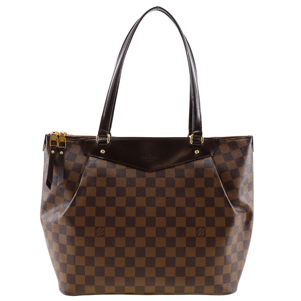 LOUIS VUITTON Shoulder Bag N41103 Damier canvas Brown Westminster GM Women Used Authentic