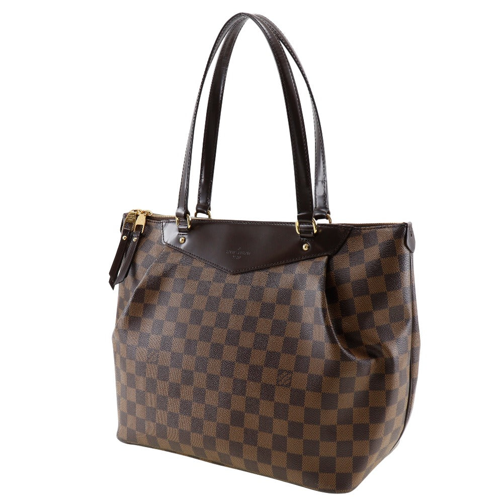 LOUIS VUITTON Shoulder Bag N41103 Damier canvas Brown Westminster GM Women Used Authentic