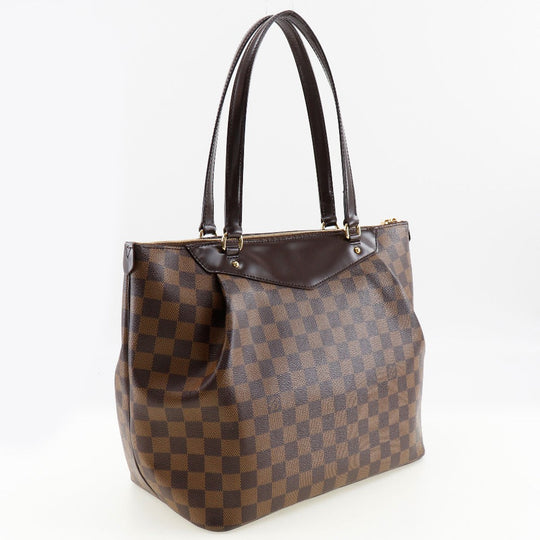 LOUIS VUITTON Shoulder Bag N41103 Damier canvas Brown Westminster GM Women Used Authentic