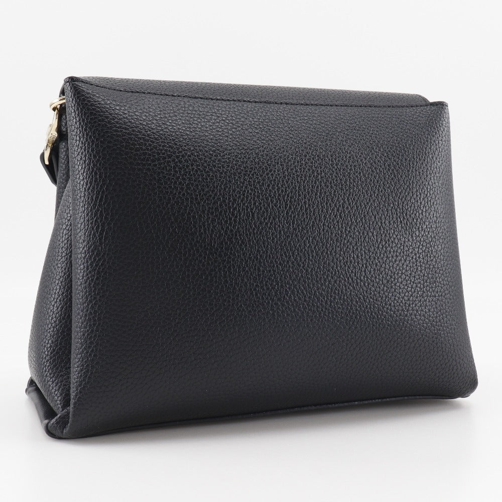 Valentino Shoulder Bag VBS5A803 leather black Alexia Women Used Authentic