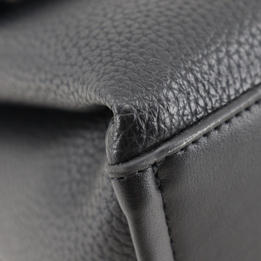 Valentino Shoulder Bag VBS5A803 leather black Alexia Women Used Authentic