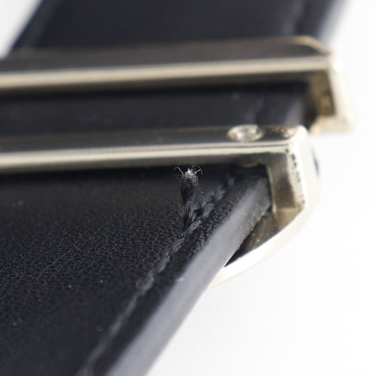 Valentino Shoulder Bag VBS5A803 leather black Alexia Women Used Authentic