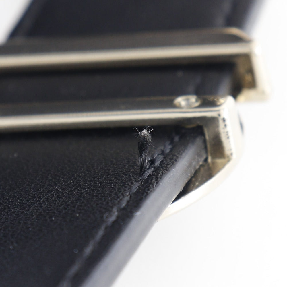 Valentino Shoulder Bag VBS5A803 leather black Alexia Women Used Authentic