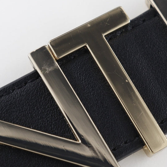 Valentino Shoulder Bag VBS5A803 leather black Alexia Women Used Authentic