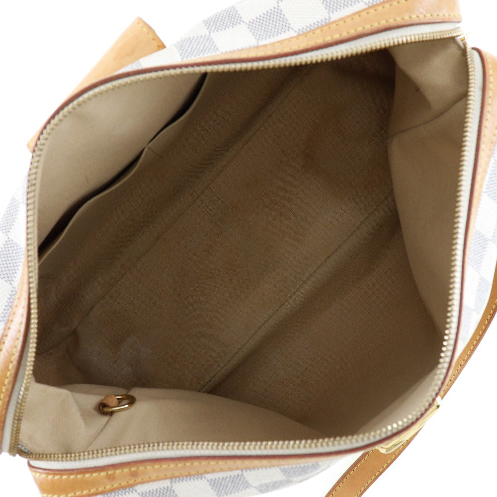 LOUIS VUITTON Shoulder Bag N42220 Damier Azur Canvas white Stresa PM Women Used Authentic