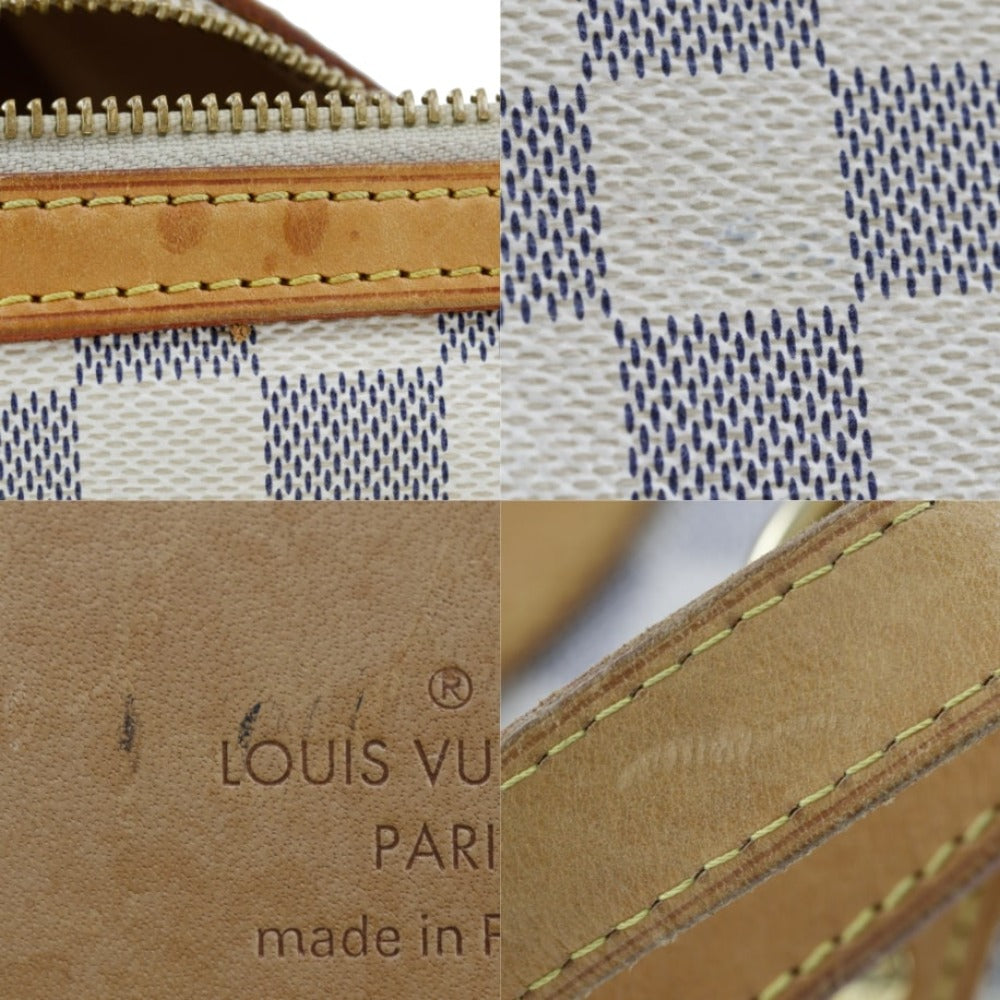LOUIS VUITTON Shoulder Bag N42220 Damier Azur Canvas white Stresa PM Women Used Authentic