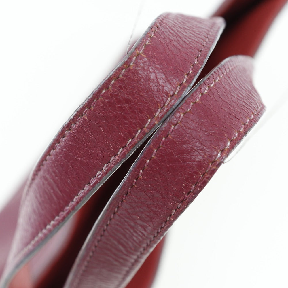 HERMES Tote Bag Taurillon Clemence Bougainvillea reversible Doble Sense 45 Women Used Authentic