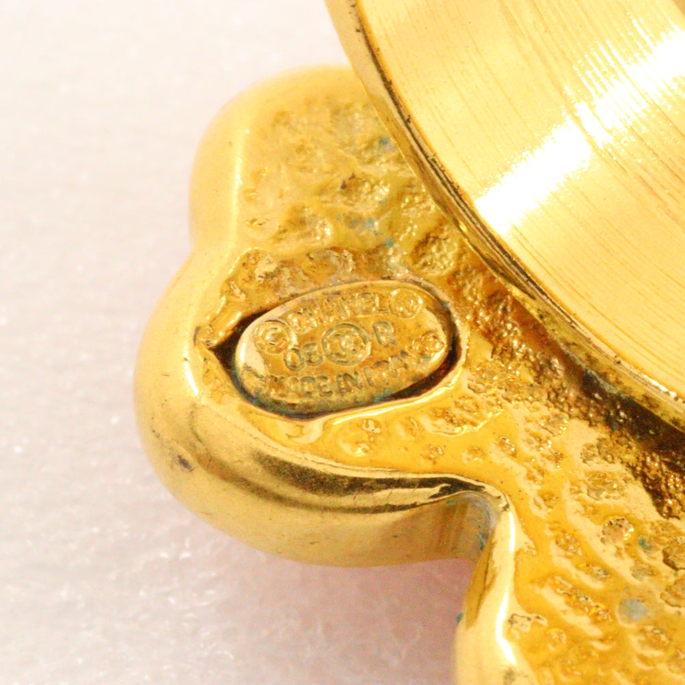 CHANEL Ring Plated Gold gold Women Used Authentic