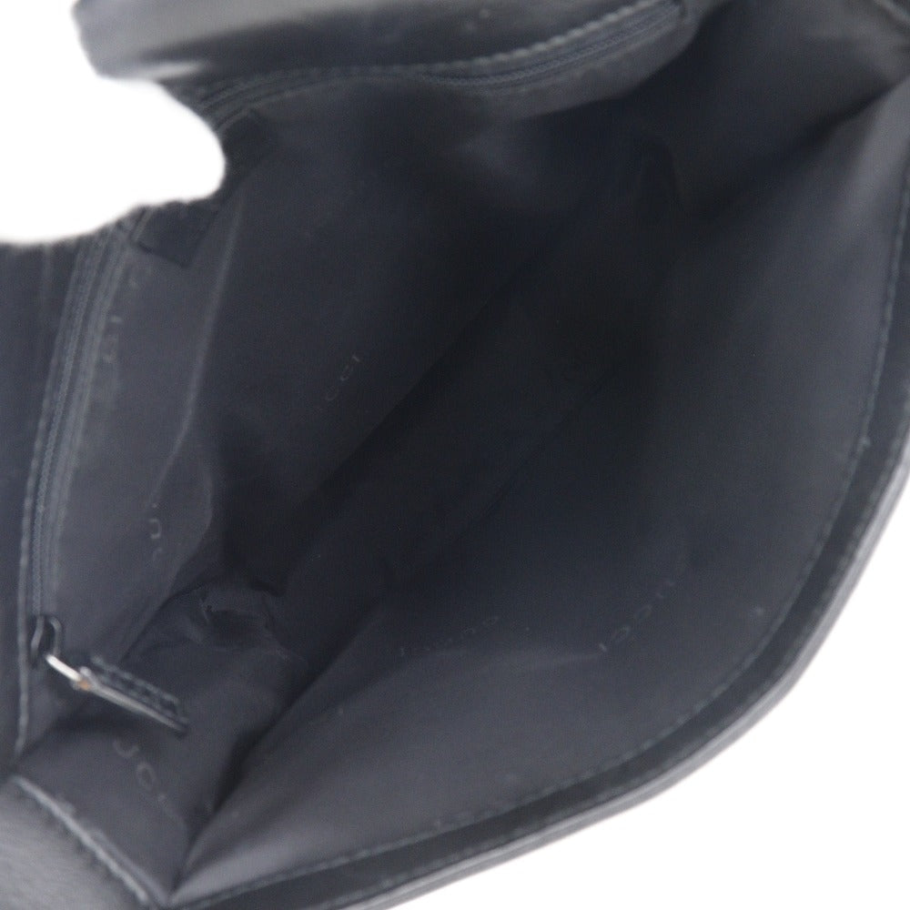 GUCCI Shoulder Bag 001 3243 200047 Calfskin black Bamboo Women Used Authentic