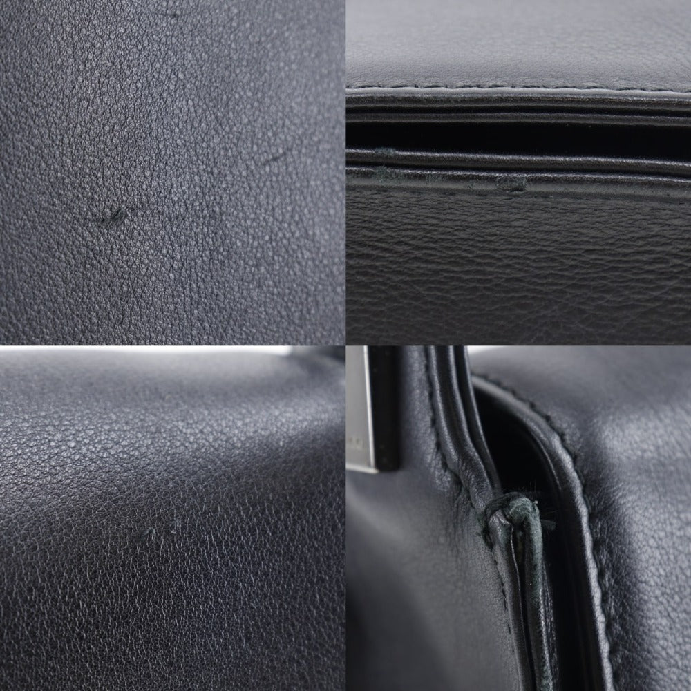 GUCCI Shoulder Bag 001 3243 200047 Calfskin black Bamboo Women Used Authentic