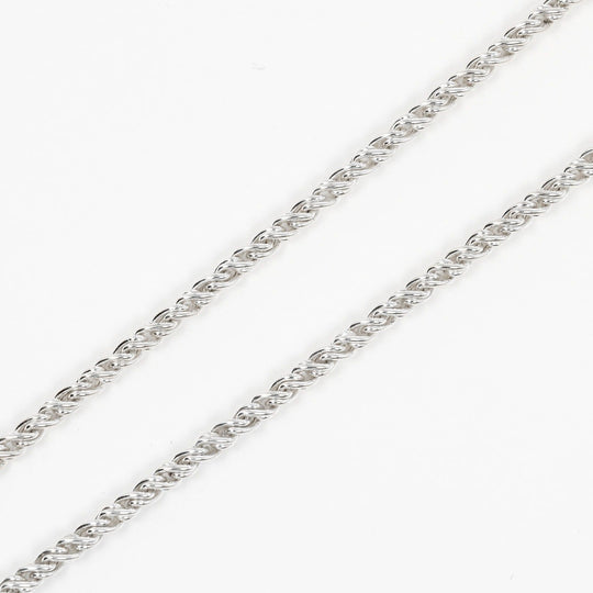 TIFFANY&Co. Necklace Silver925, K18 Gold Silver Puzzle heart Women Used Authentic