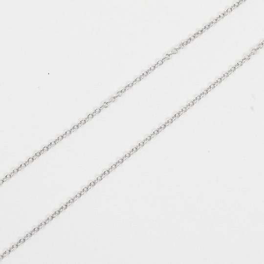 TIFFANY&Co. Necklace Silver925, pink sapphire Silver Double Loving Heart Women Used Authentic