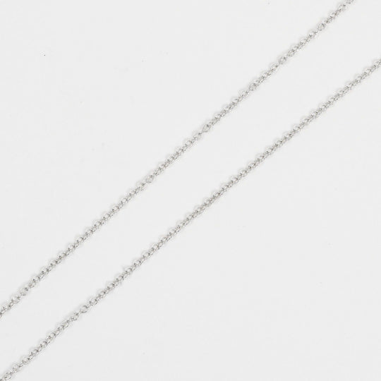 TIFFANY&Co. Necklace Silver925, K18 pink gold Silver Double open heart Women Used Authentic