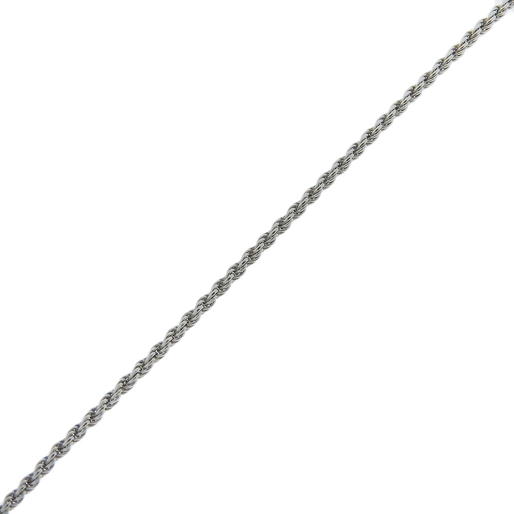 Damiani Necklace K18 White Gold, Diamond Silver 3P diamond cross