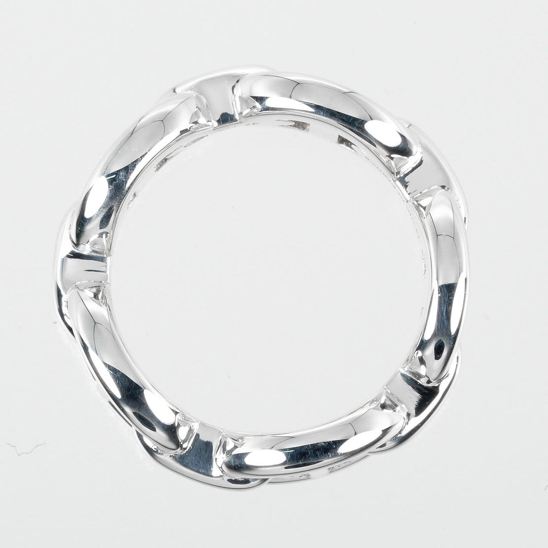 HERMES Ring Silver925 Silver Chene Dunkle Enchaine Women 47 Used Authentic