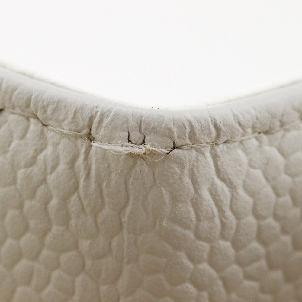 CHANEL Shoulder Bag Caviar skin White PST Chain Tote Women Used Authentic
